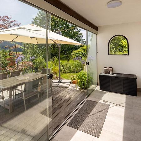 Waldlounge - Gartenwohnung Oberstaufen Esterno foto