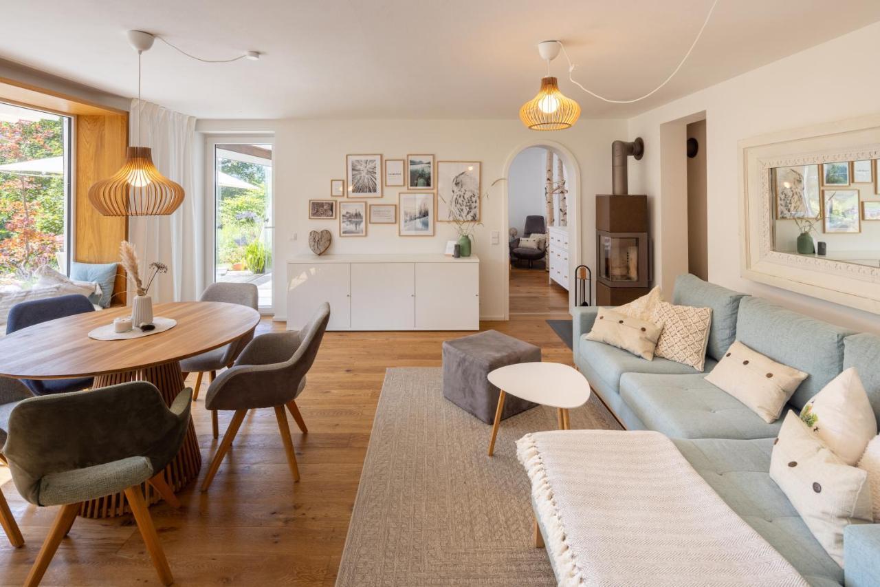 Waldlounge - Gartenwohnung Oberstaufen Esterno foto