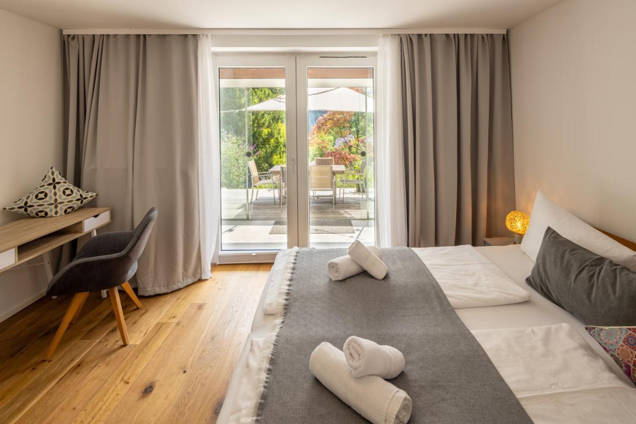 Waldlounge - Gartenwohnung Oberstaufen Esterno foto