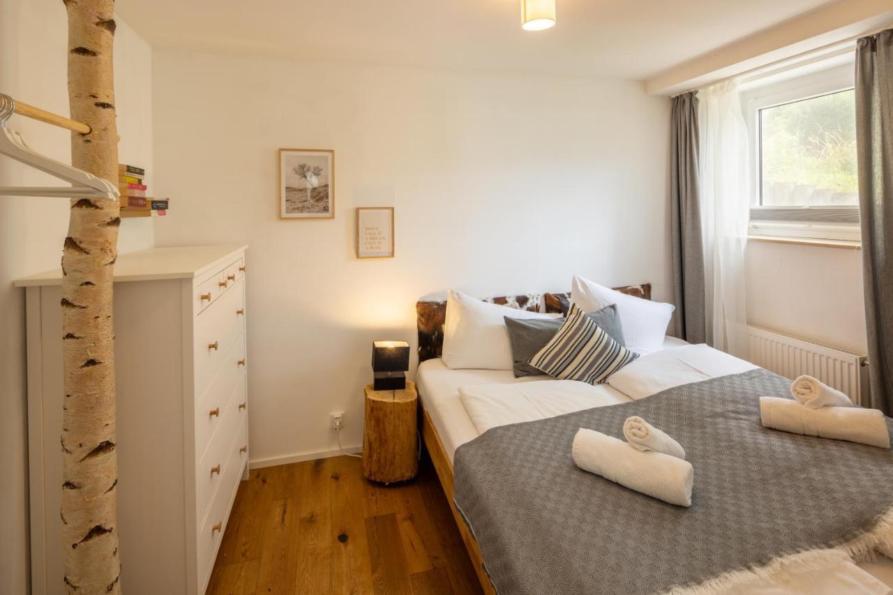 Waldlounge - Gartenwohnung Oberstaufen Esterno foto